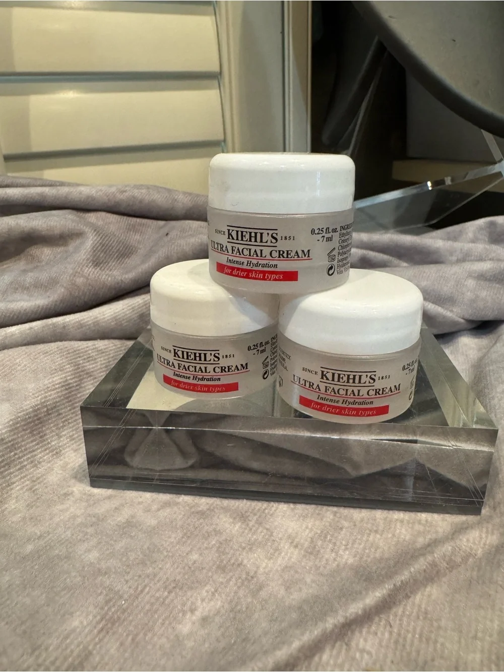 Kielh’s ultra facial cream 0.25 /7ml lot of 3